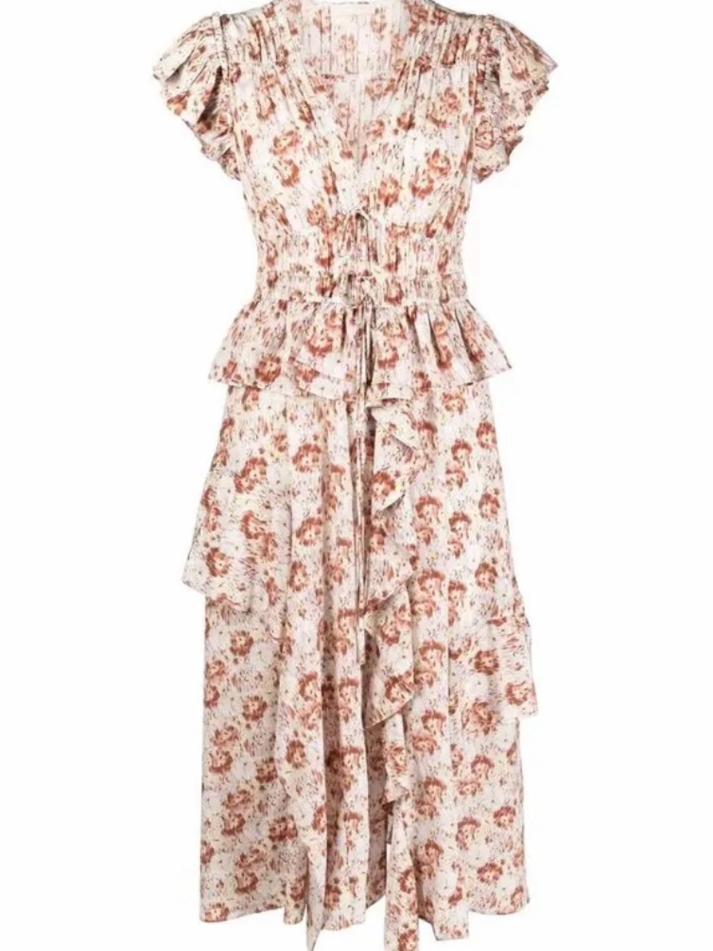Ulla Johnson Avia Wisteria Silk Dress